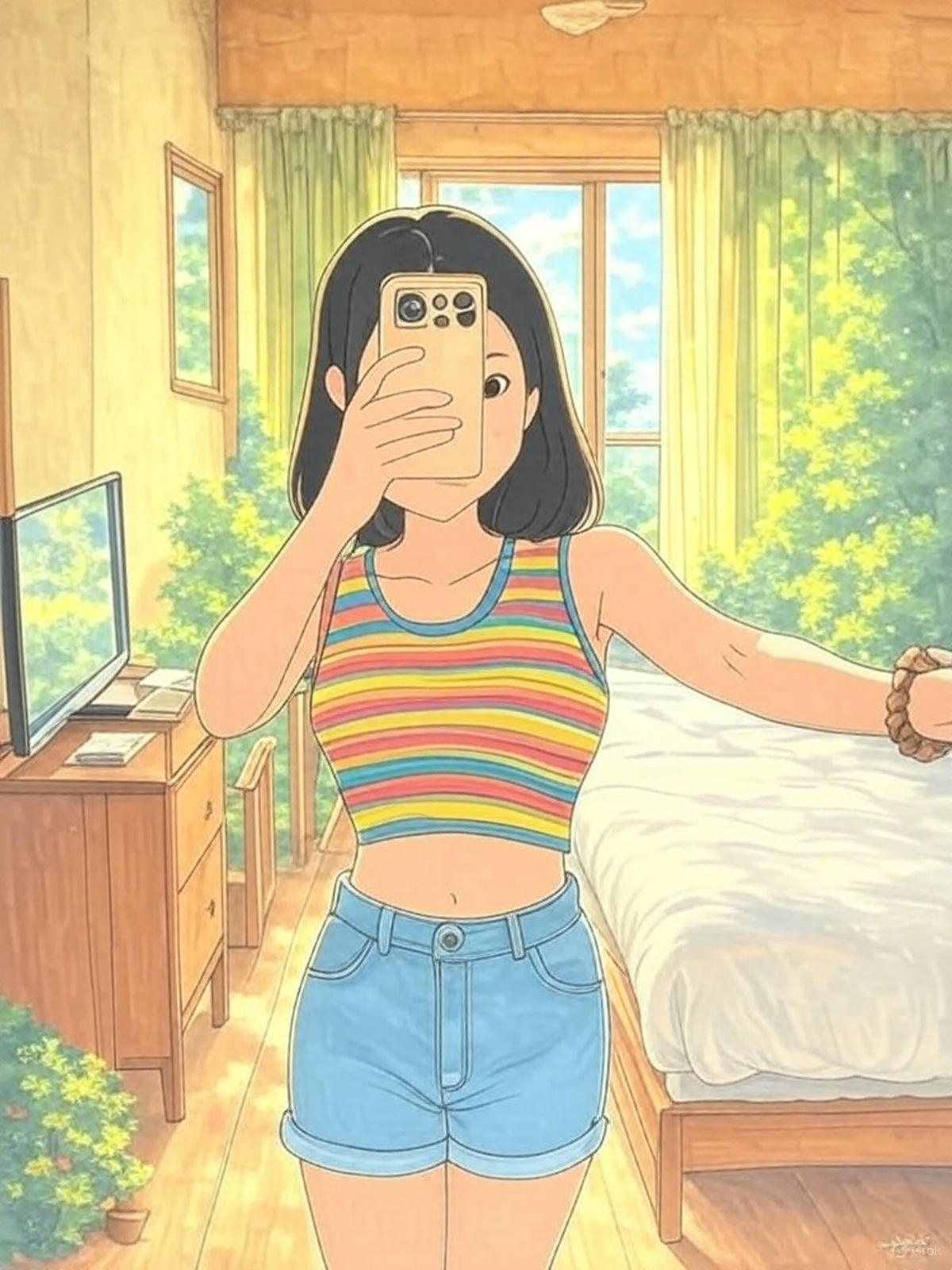 A generated image of AI Ghibli Style Generator